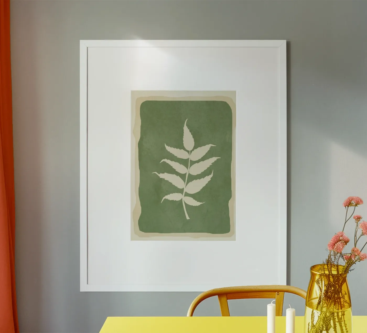 Leaf Design 3 poster van Nadjaa