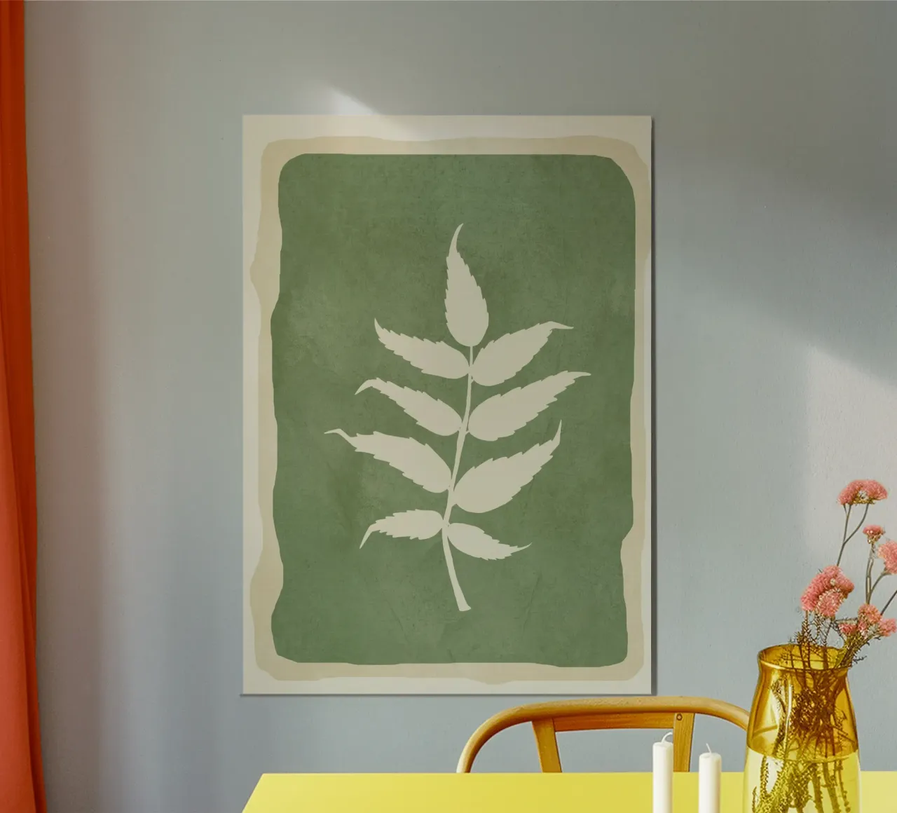 Leaf Design 3 poster by Nadjaa