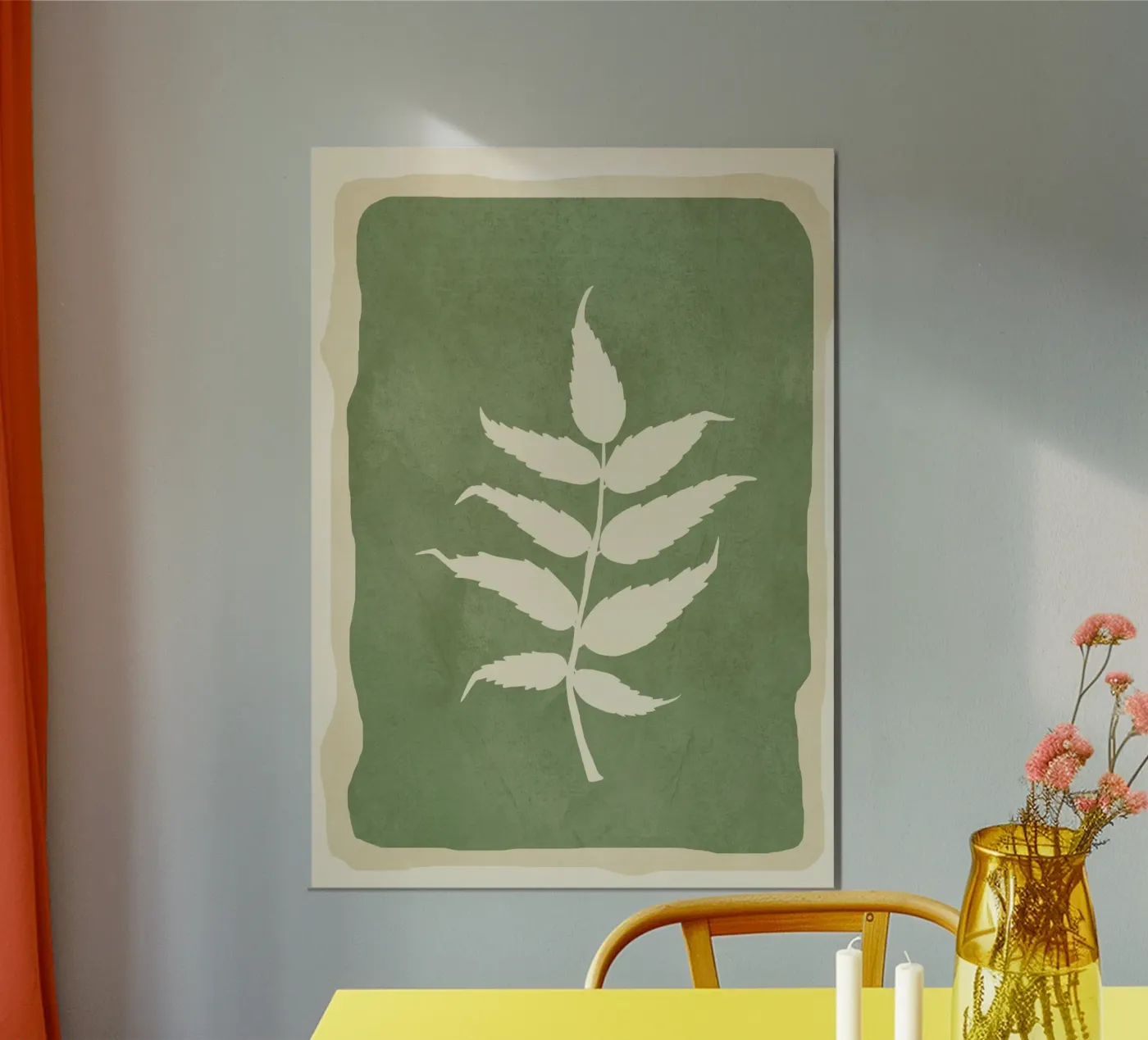 Leaf Design 3 poster van Nadjaa