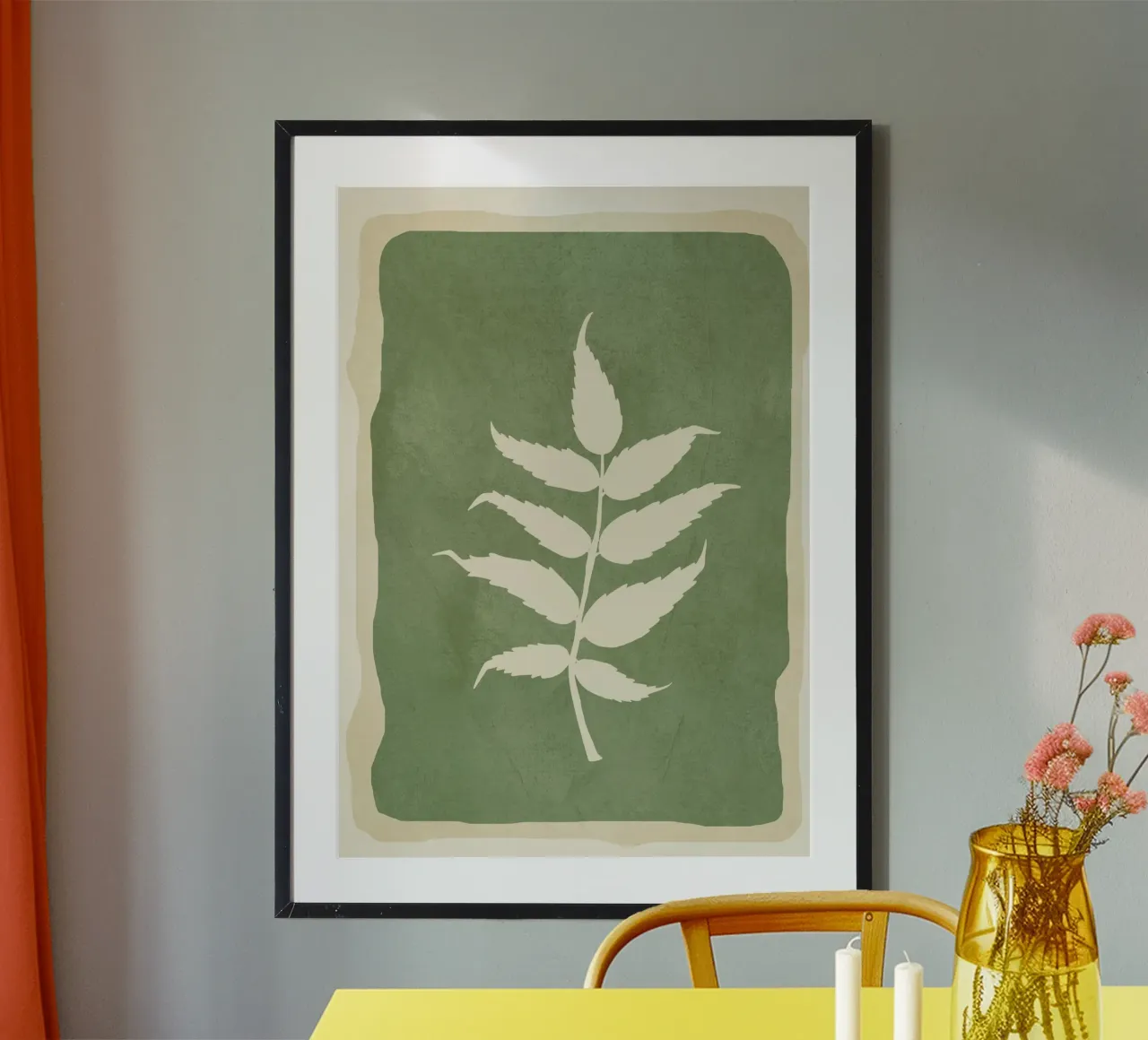 Leaf Design 3 poster by Nadjaa