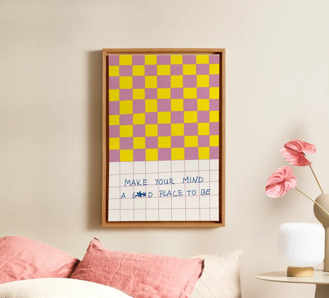 Selma no.1 canvas met Baklijst van Froilein Juno