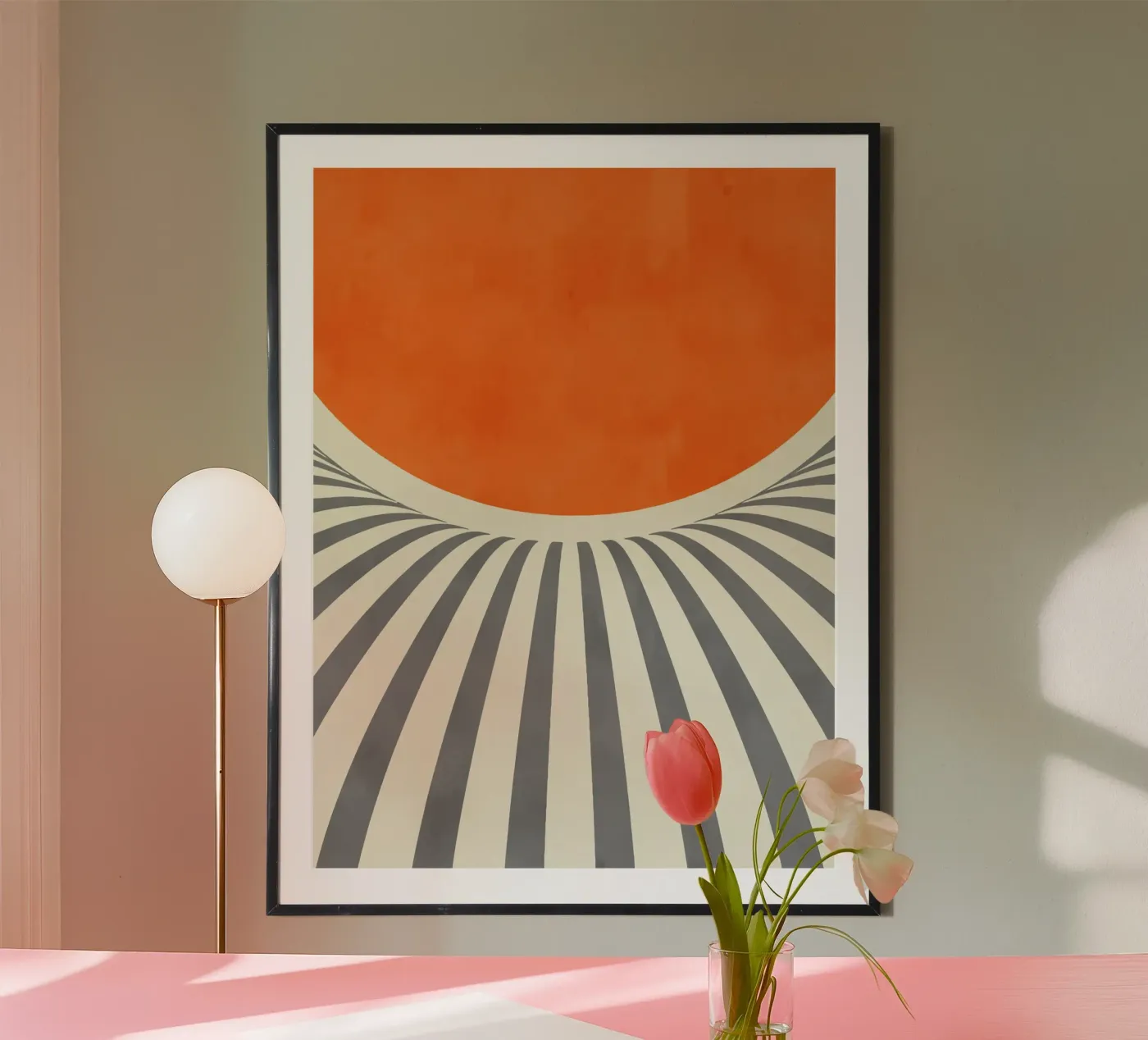 Abstract Rays I poster da artesutileco