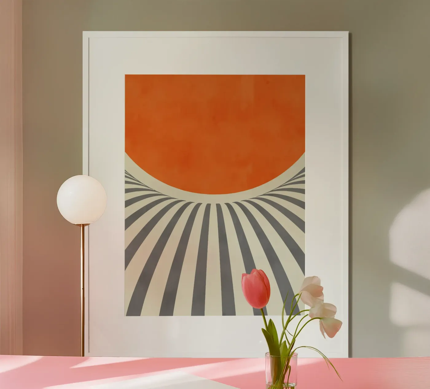 Abstract Rays I poster da artesutileco