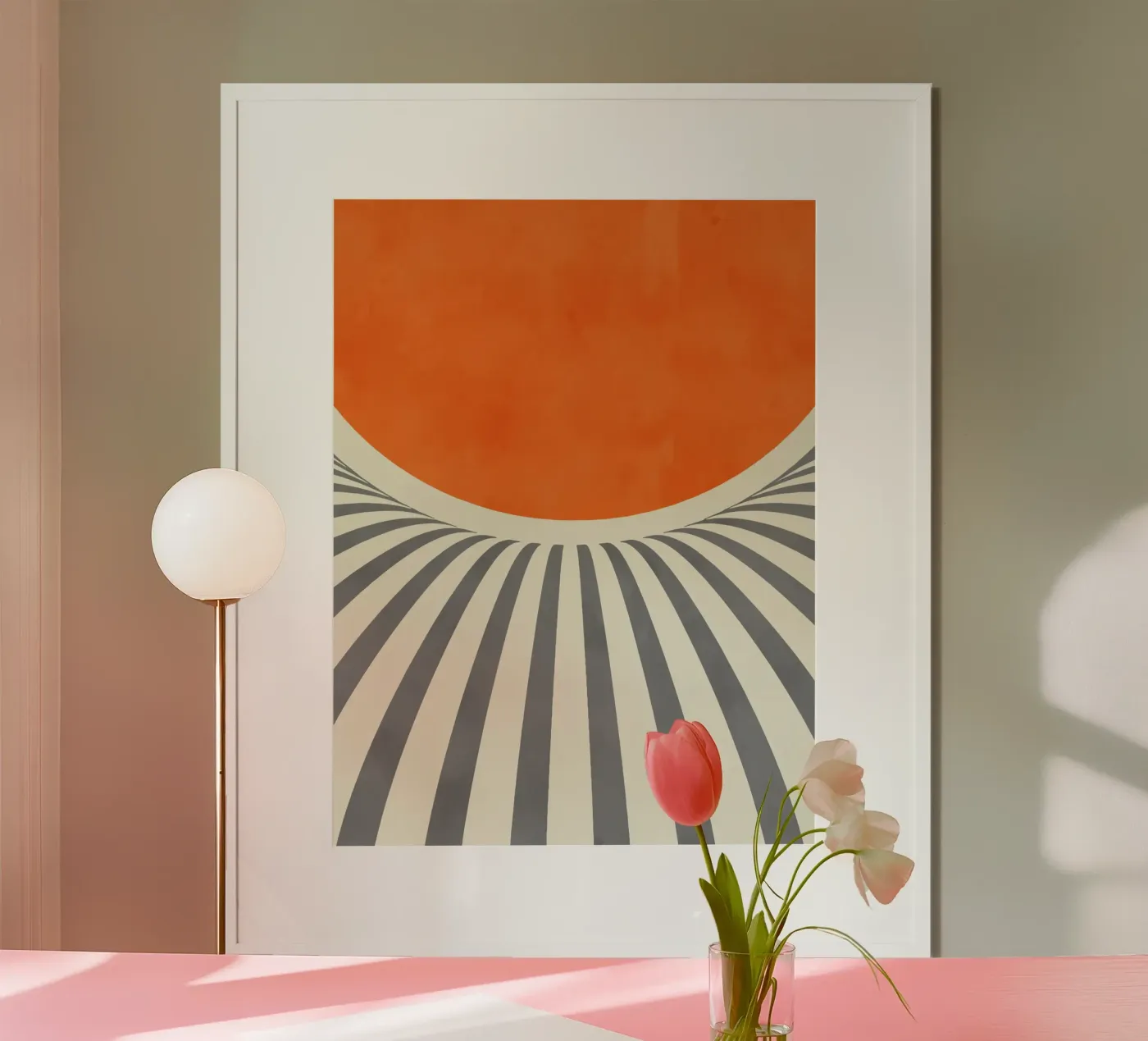 Abstract Rays I poster van artesutileco