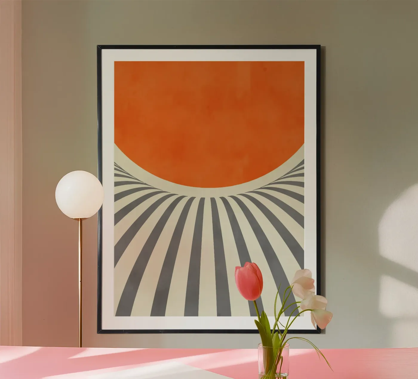 Abstract Rays I poster van artesutileco