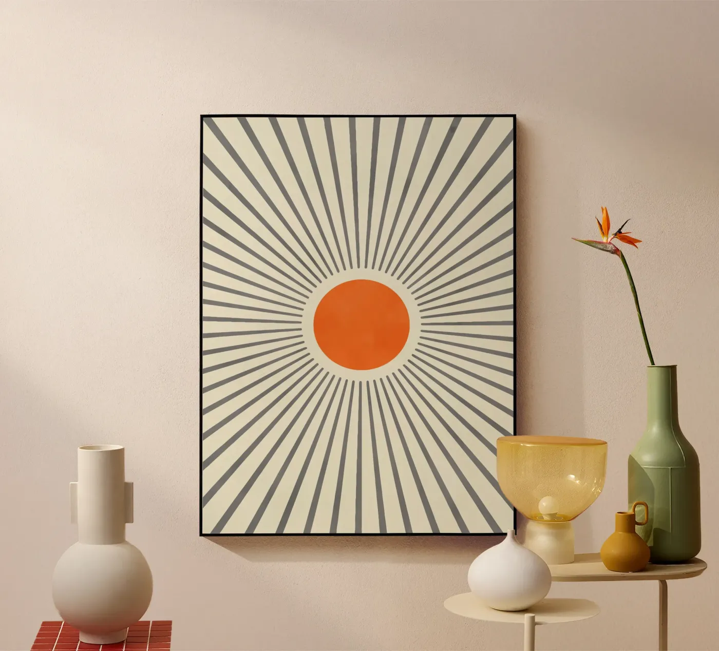 Abstract Rays II Acryl-Glas von artesutileco