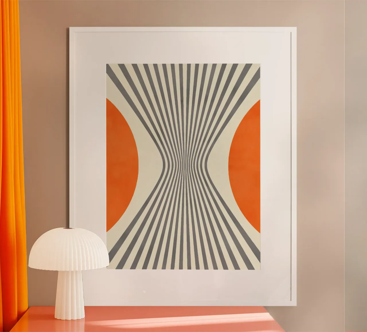 Abstract Rays III poster da artesutileco