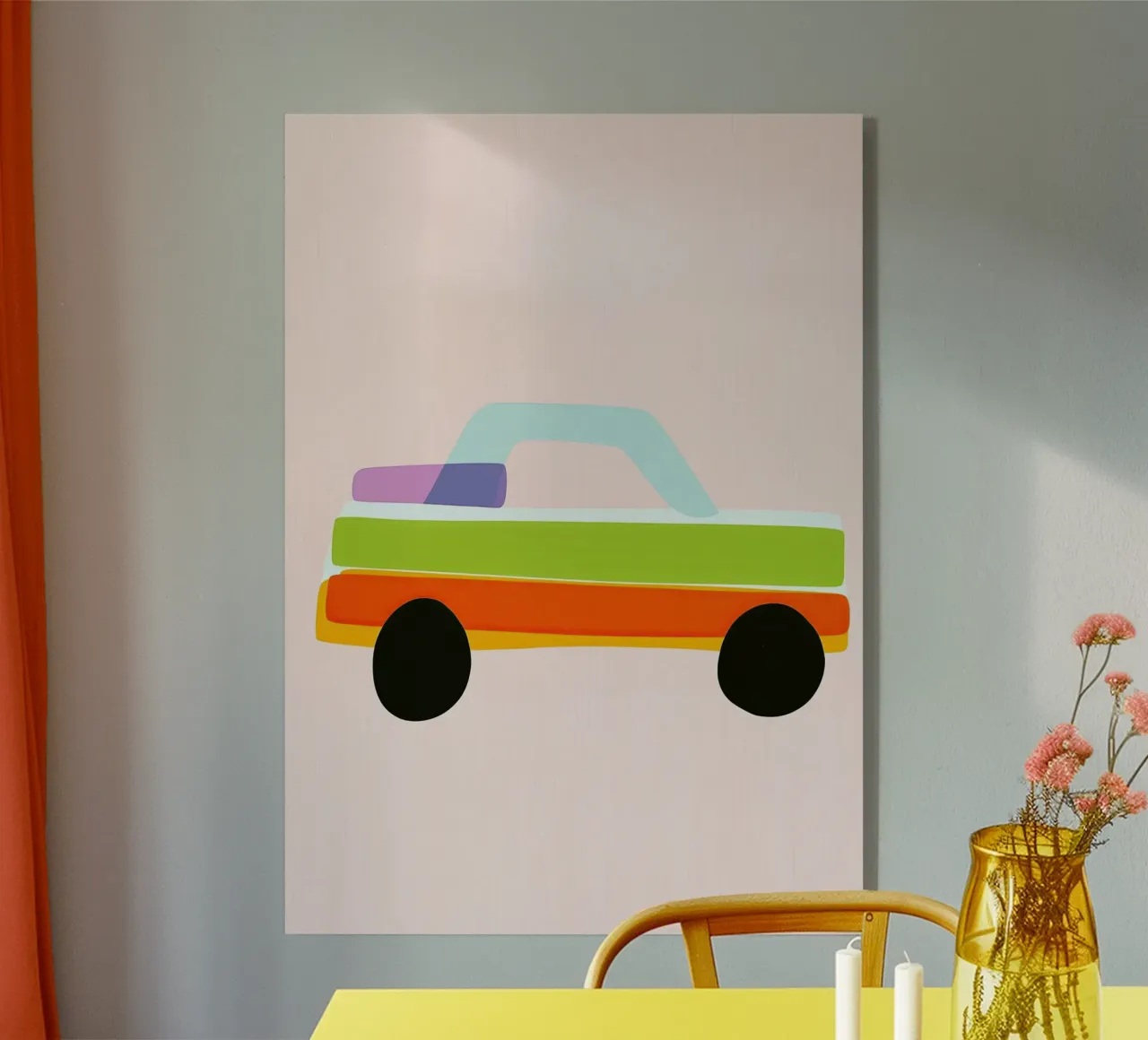 Auto multicolore plexiglass da Dreamy Nursery