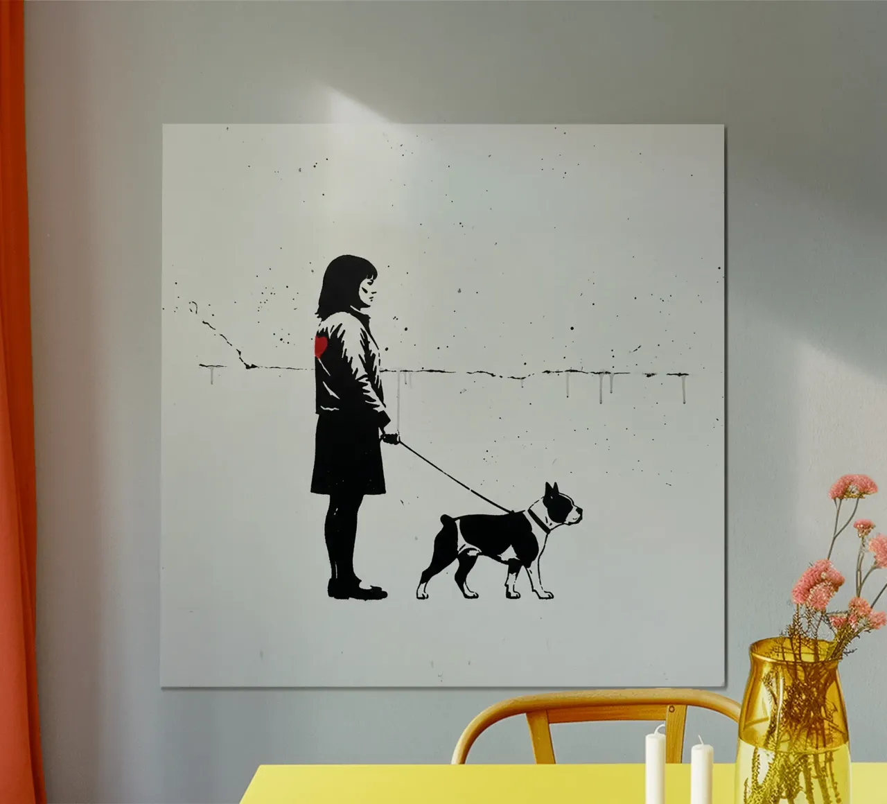 Woman and dog poster da Harmony Gallery