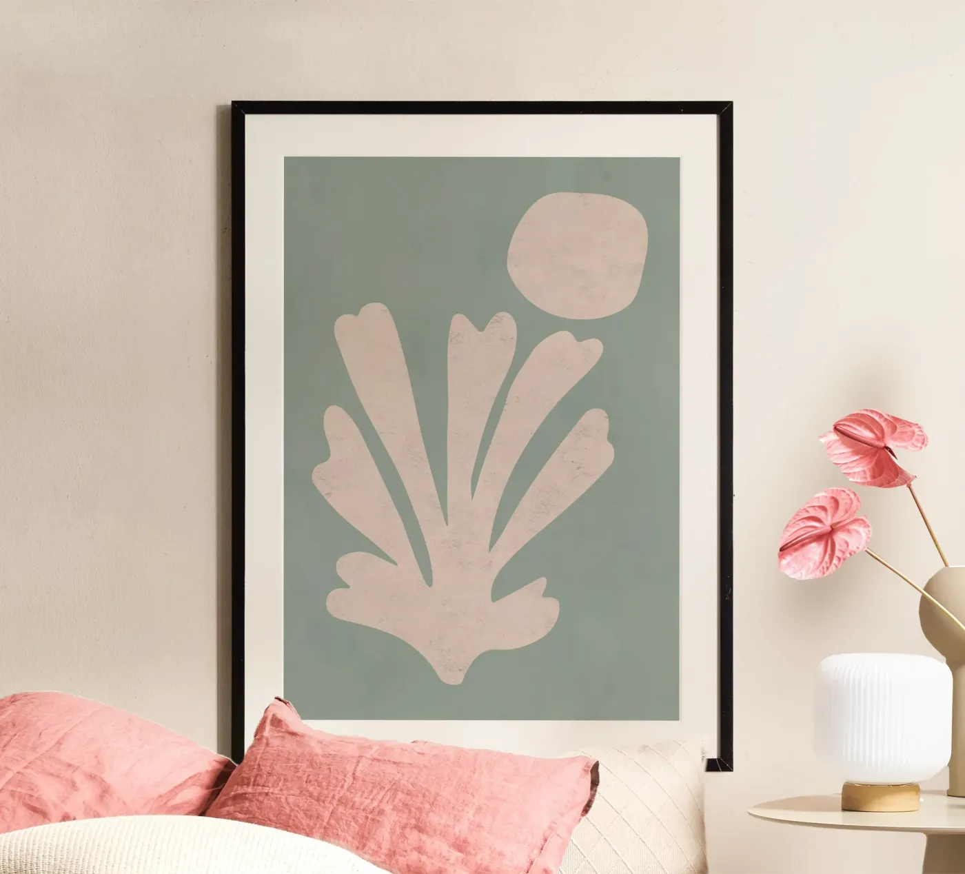 Abstract Leaf HM I poster da artesutileco