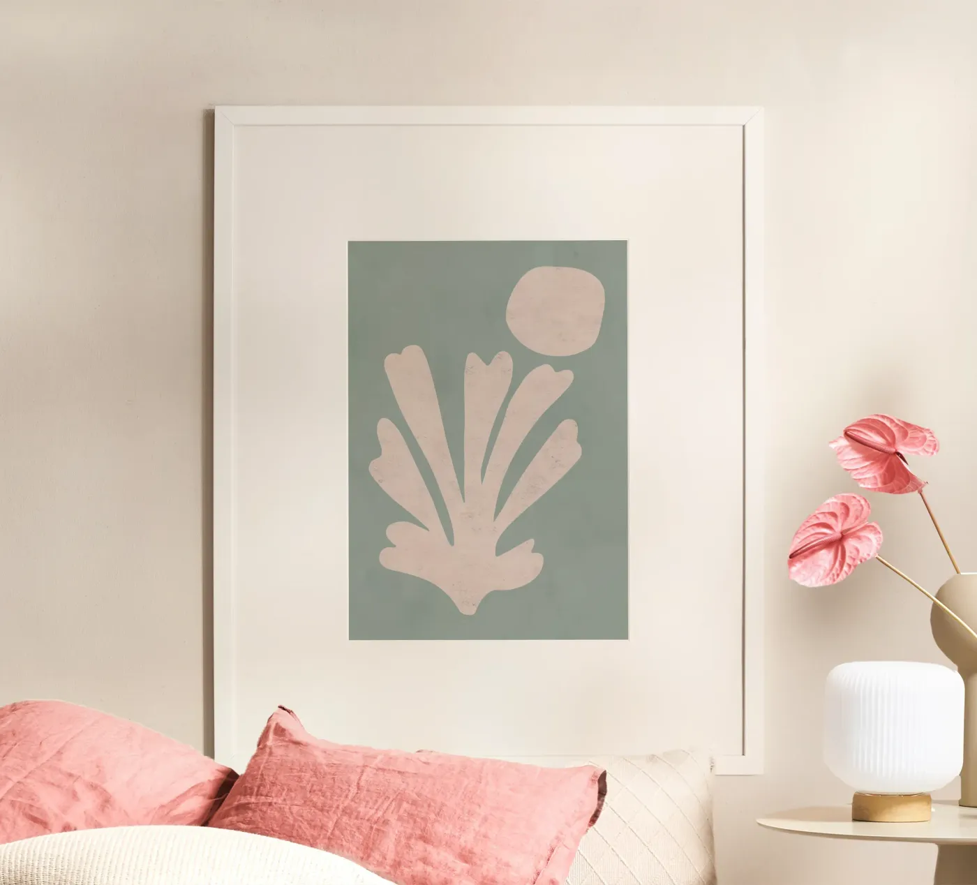 Abstract Leaf HM I poster da artesutileco