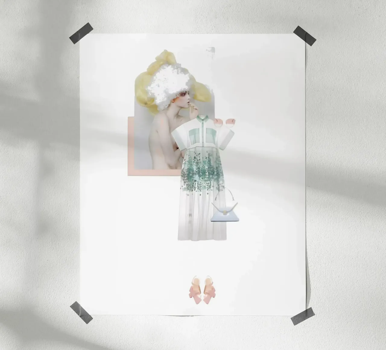 Summer has filled her veins with light. poster con telaio in plastica da TASTE OF BLISS