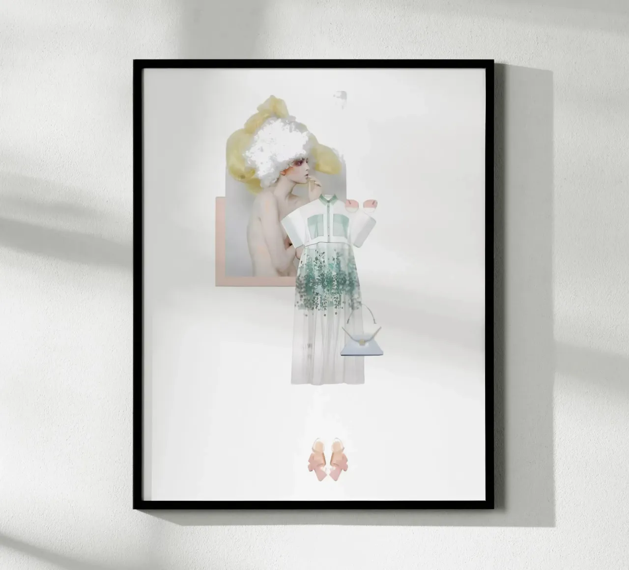 Summer has filled her veins with light. poster con telaio in plastica da TASTE OF BLISS