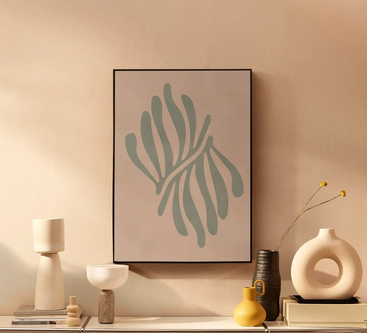 Abstract Leaf HM II plexiglass da artesutileco