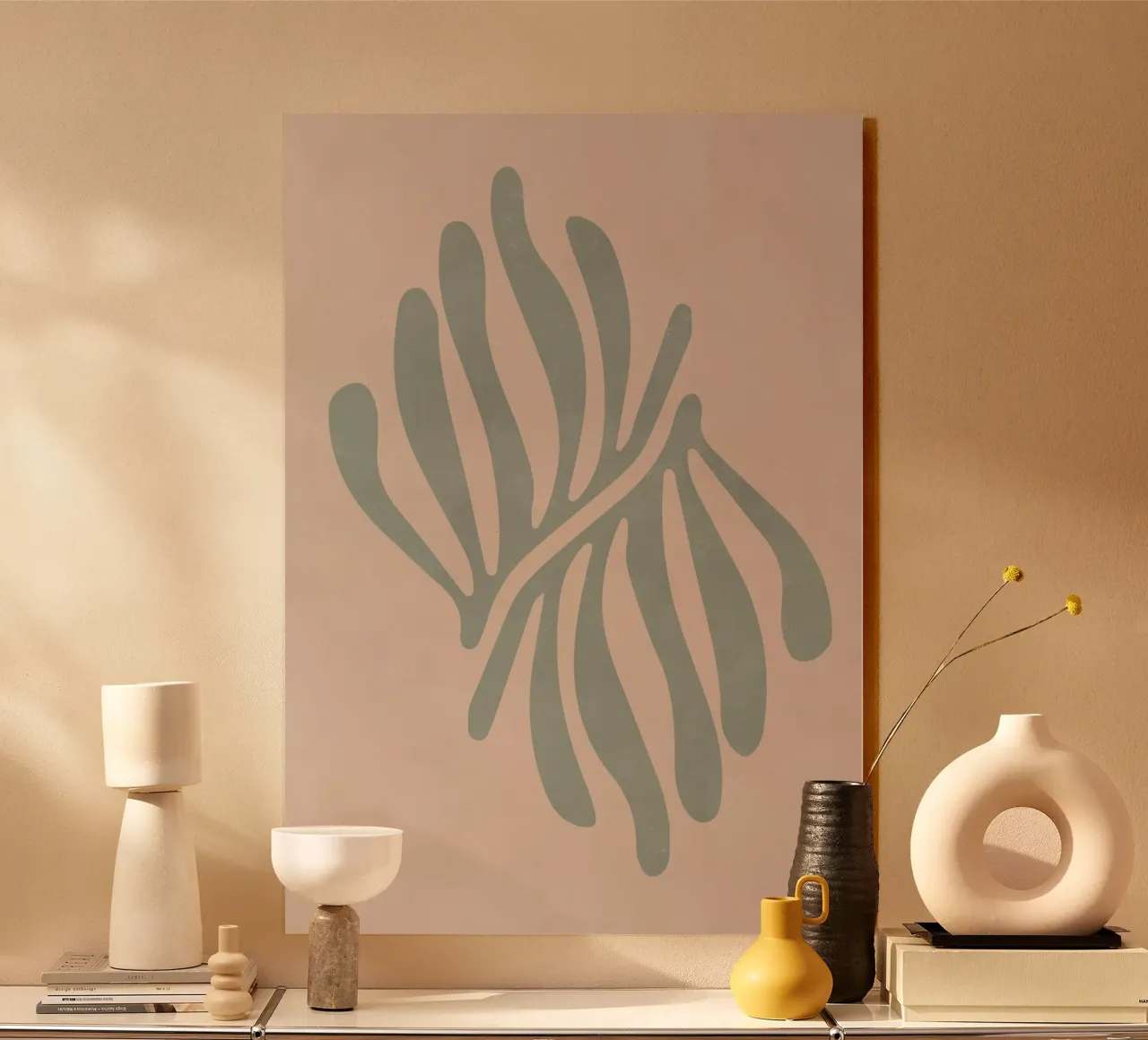 Abstract Leaf HM II plexiglass da artesutileco