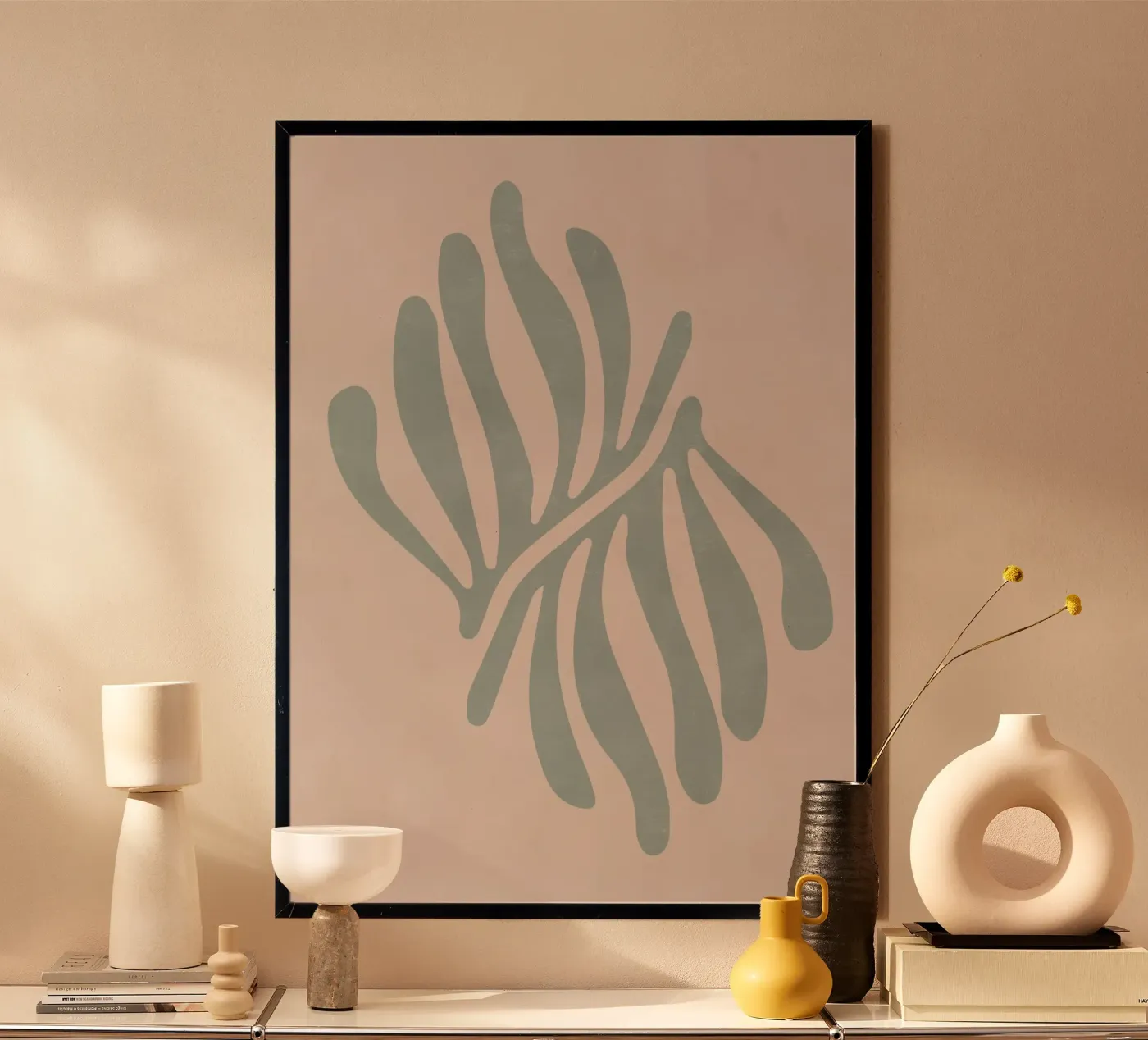 Abstract Leaf HM II poster da artesutileco