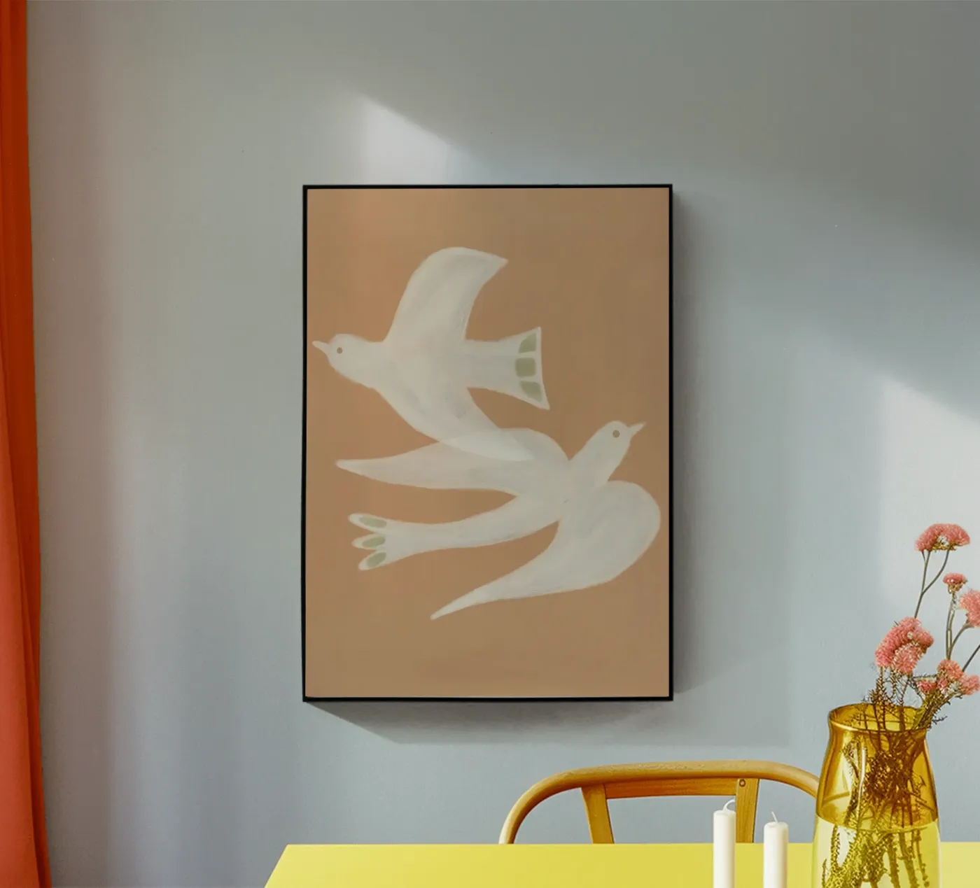 Flying Free acryl van artesutileco