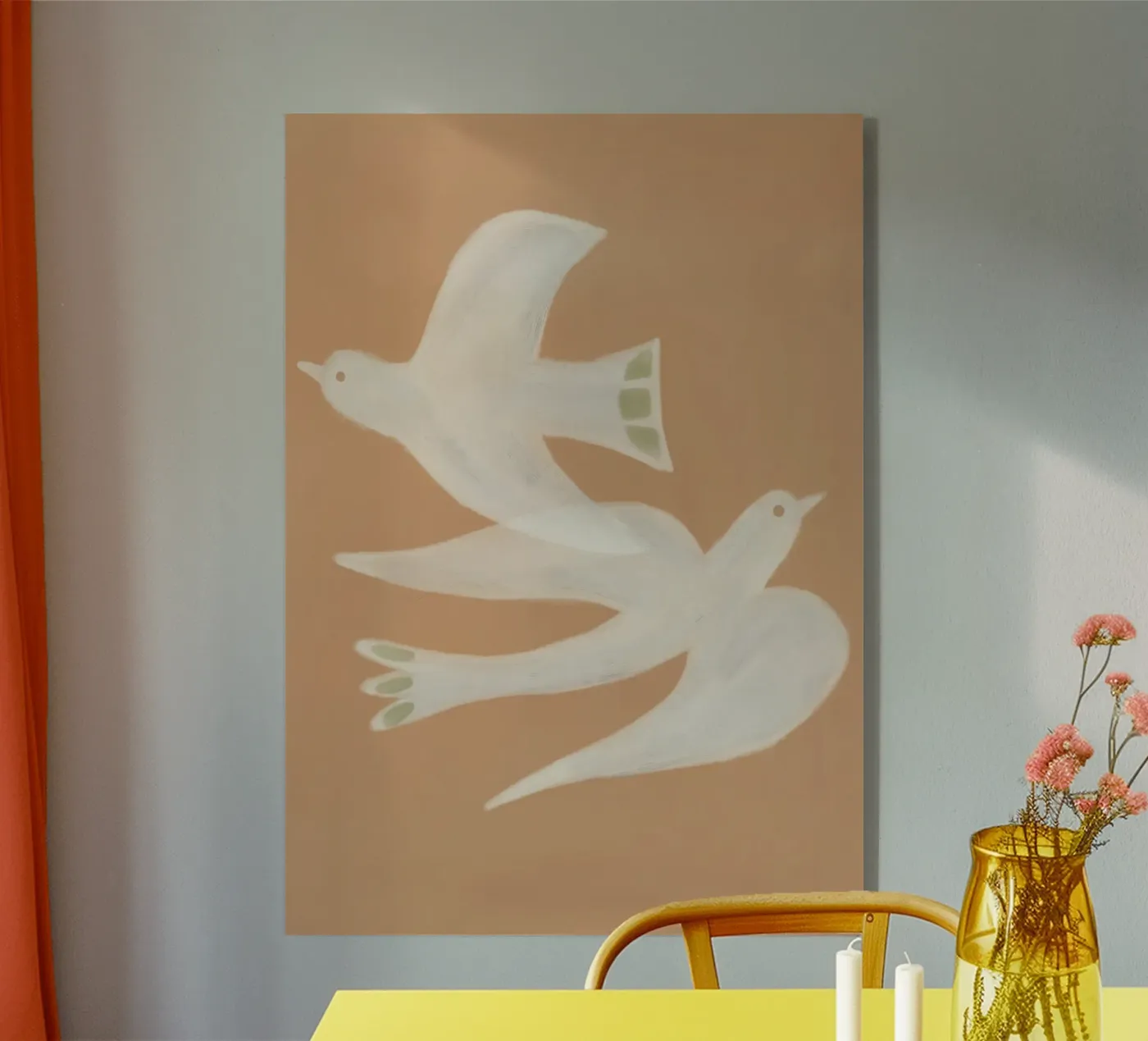 Flying Free acryl van artesutileco