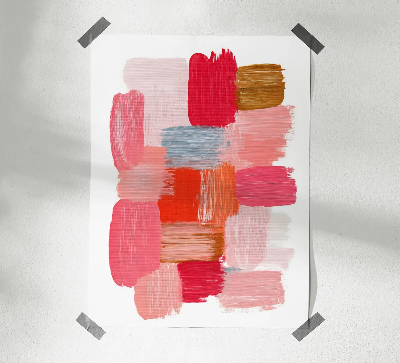 Pink Grows Poster von Abstrakt Atelier