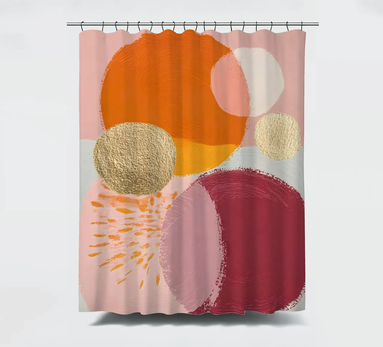 Floating Forms Duschvorhang von Abstrakt Atelier