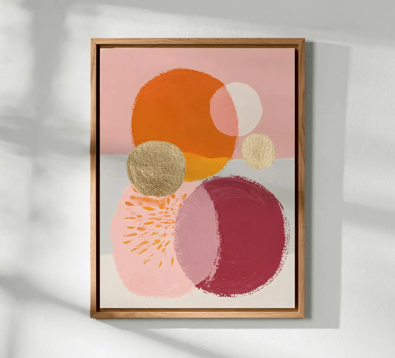 Floating Forms forex-plaat van Abstrakt Atelier