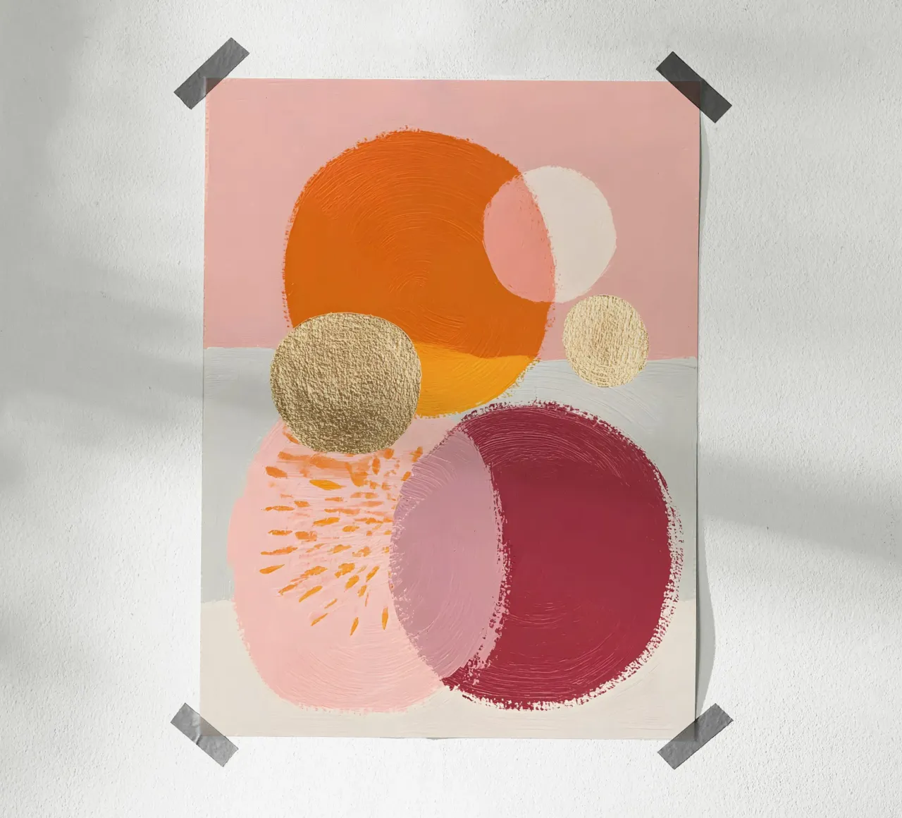 Floating Forms poster de Abstrakt Atelier