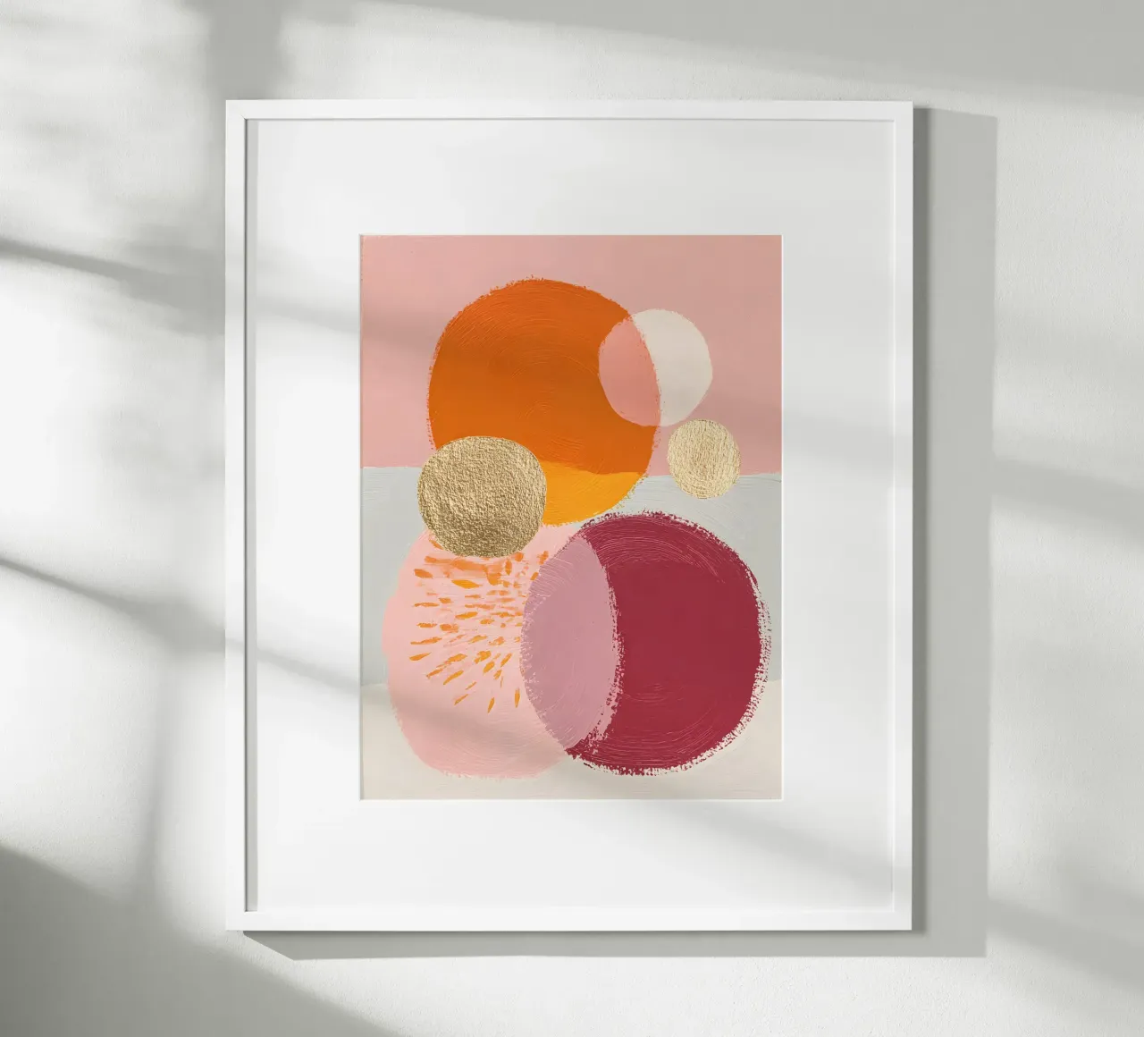 Floating Forms poster de Abstrakt Atelier