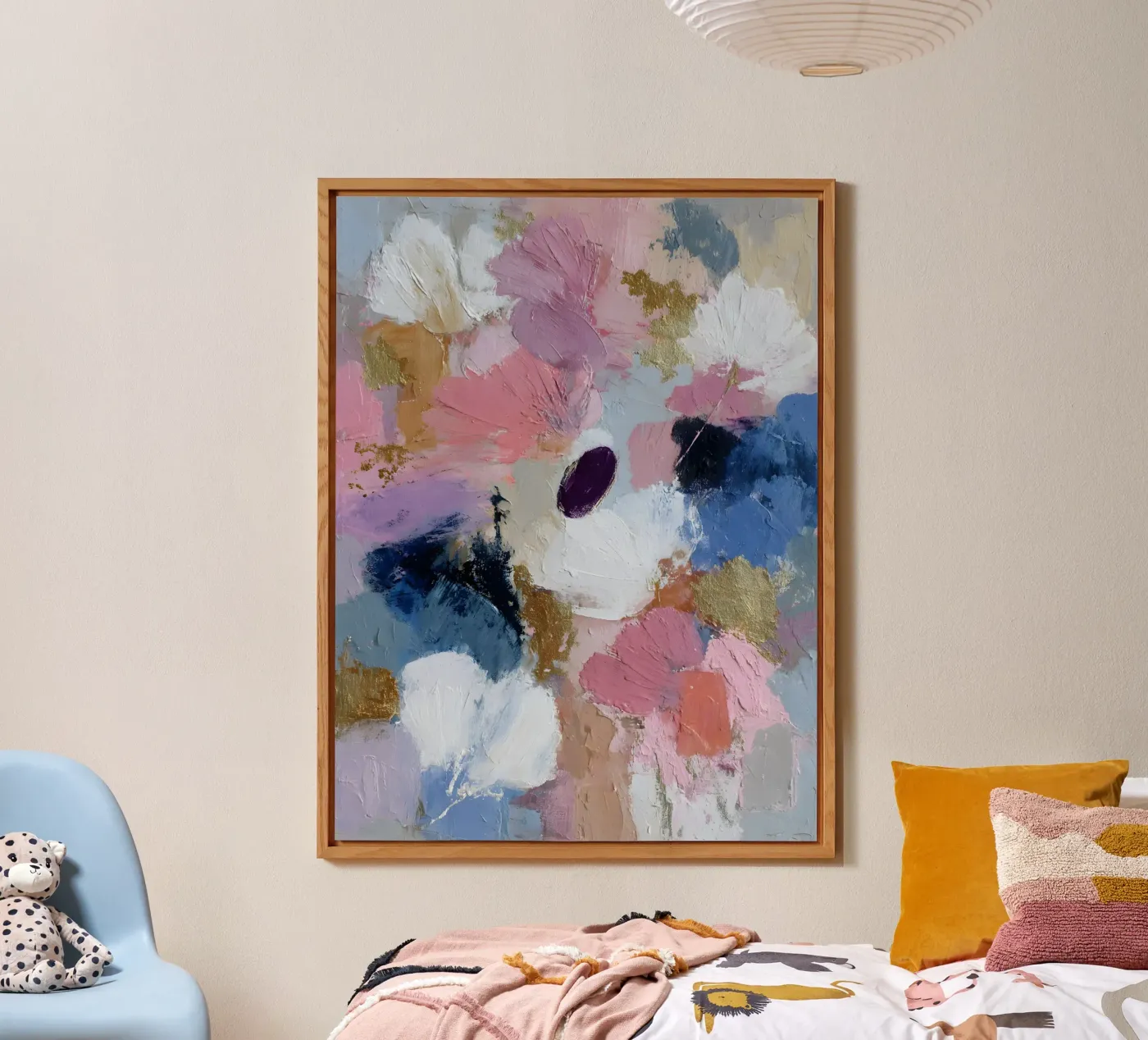 Muted Bloom forex plate by Abstrakt Atelier