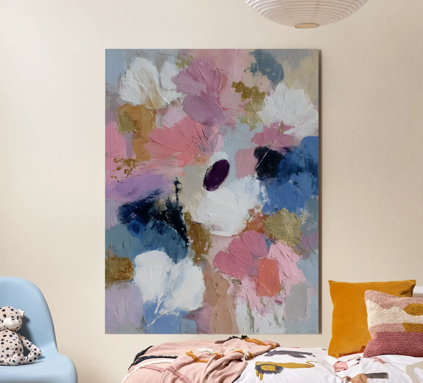 Muted Bloom forex plate by Abstrakt Atelier
