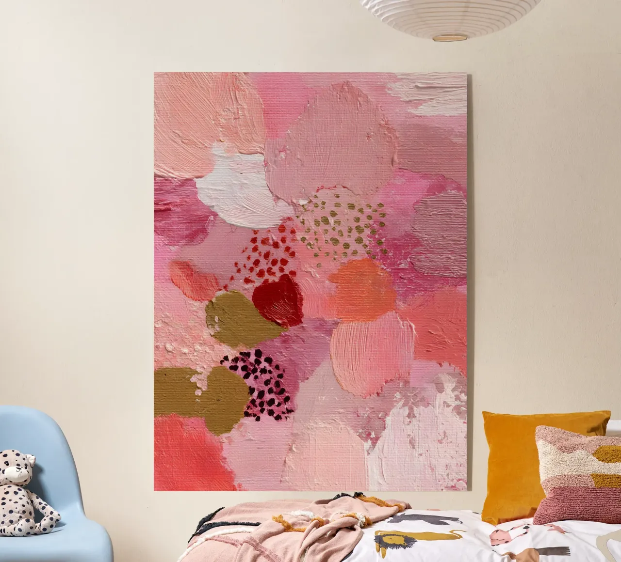 Blush in Layers plexiglass da Abstrakt Atelier