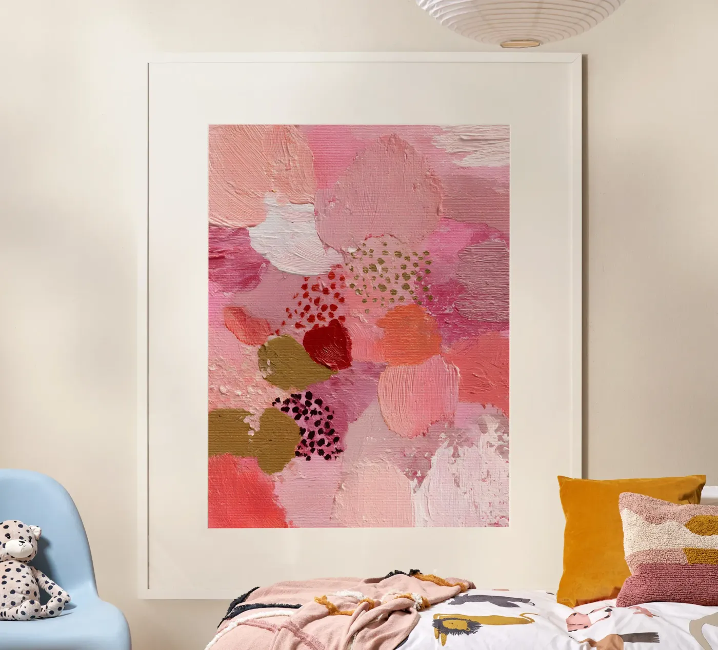 Blush in Layers poster da Abstrakt Atelier