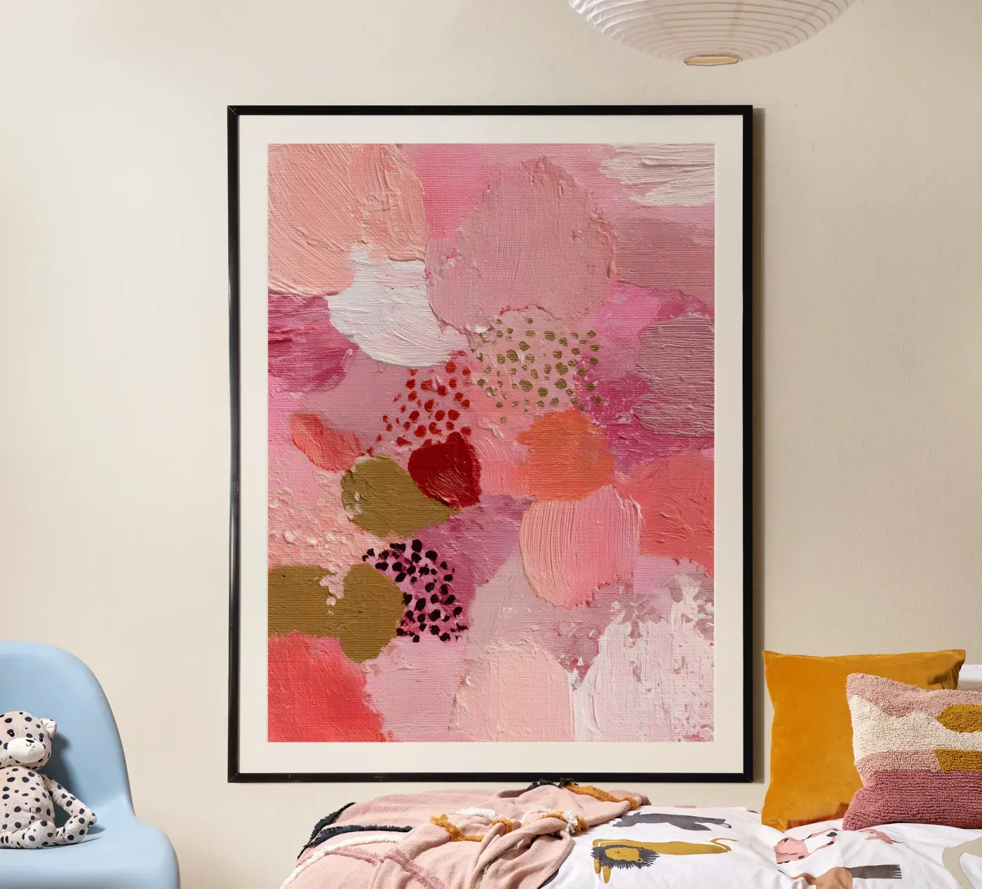 Blush in Layers poster da Abstrakt Atelier