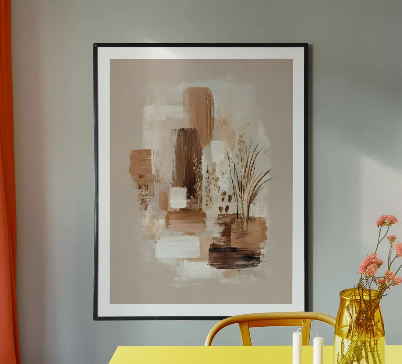 Quiet Structure poster van Abstrakt Atelier