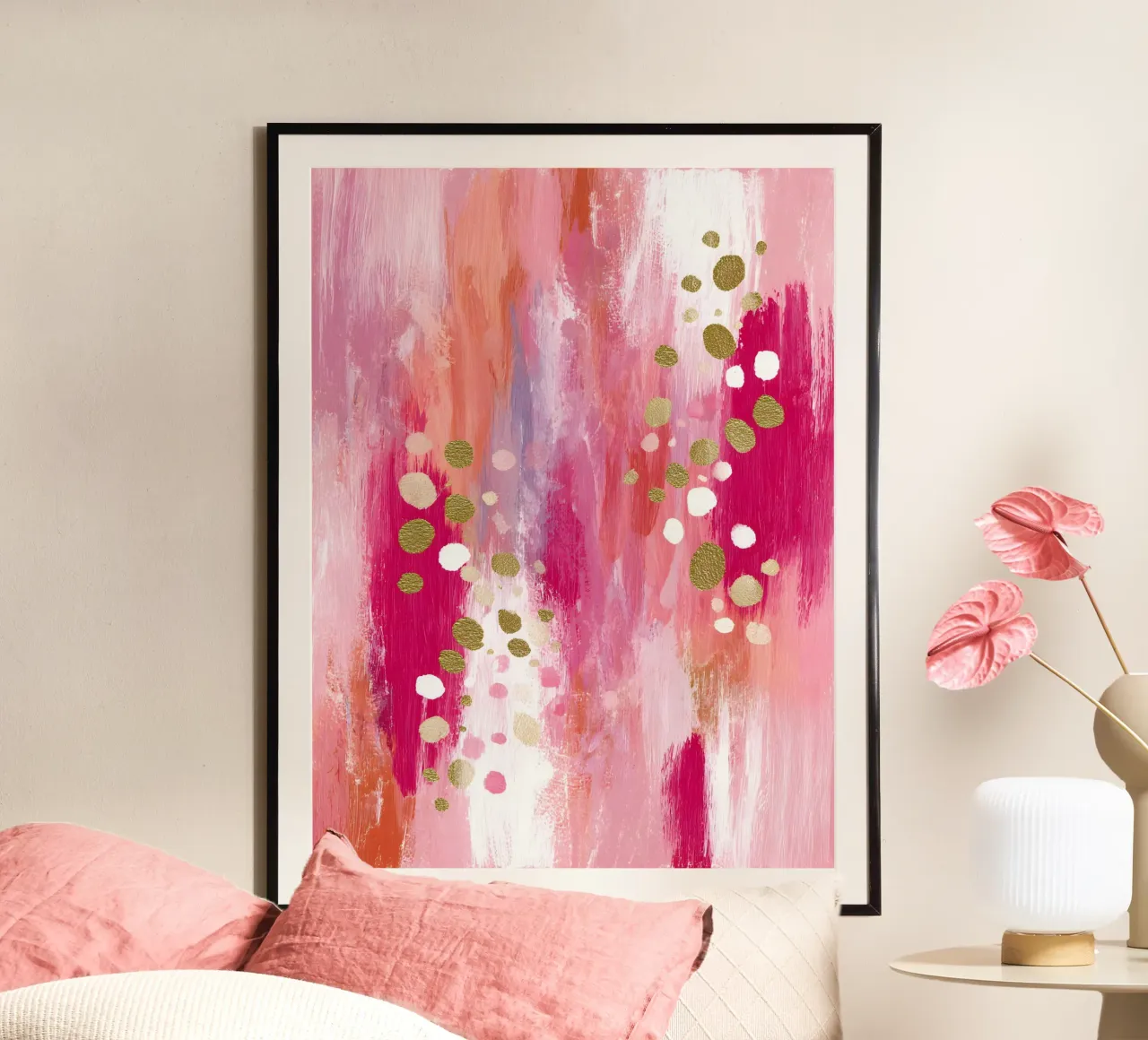 Soft Vertical Rythm poster da Abstrakt Atelier