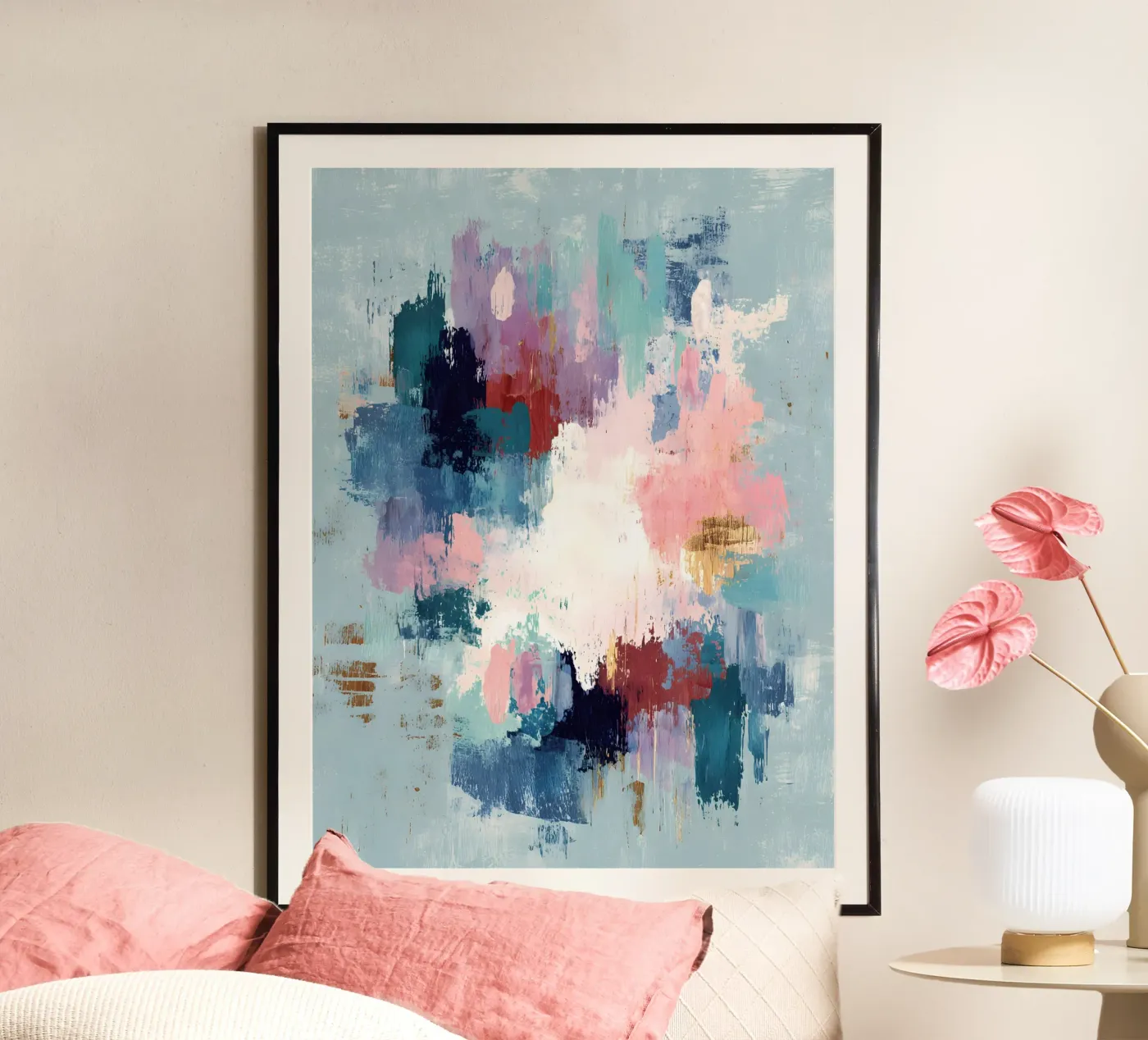 Light Breaking Through Poster von Abstrakt Atelier