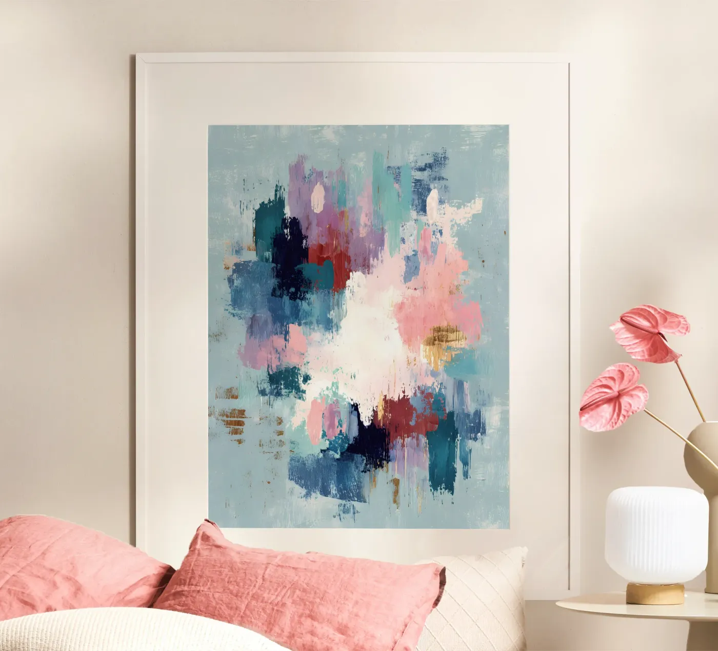Light Breaking Through Poster von Abstrakt Atelier