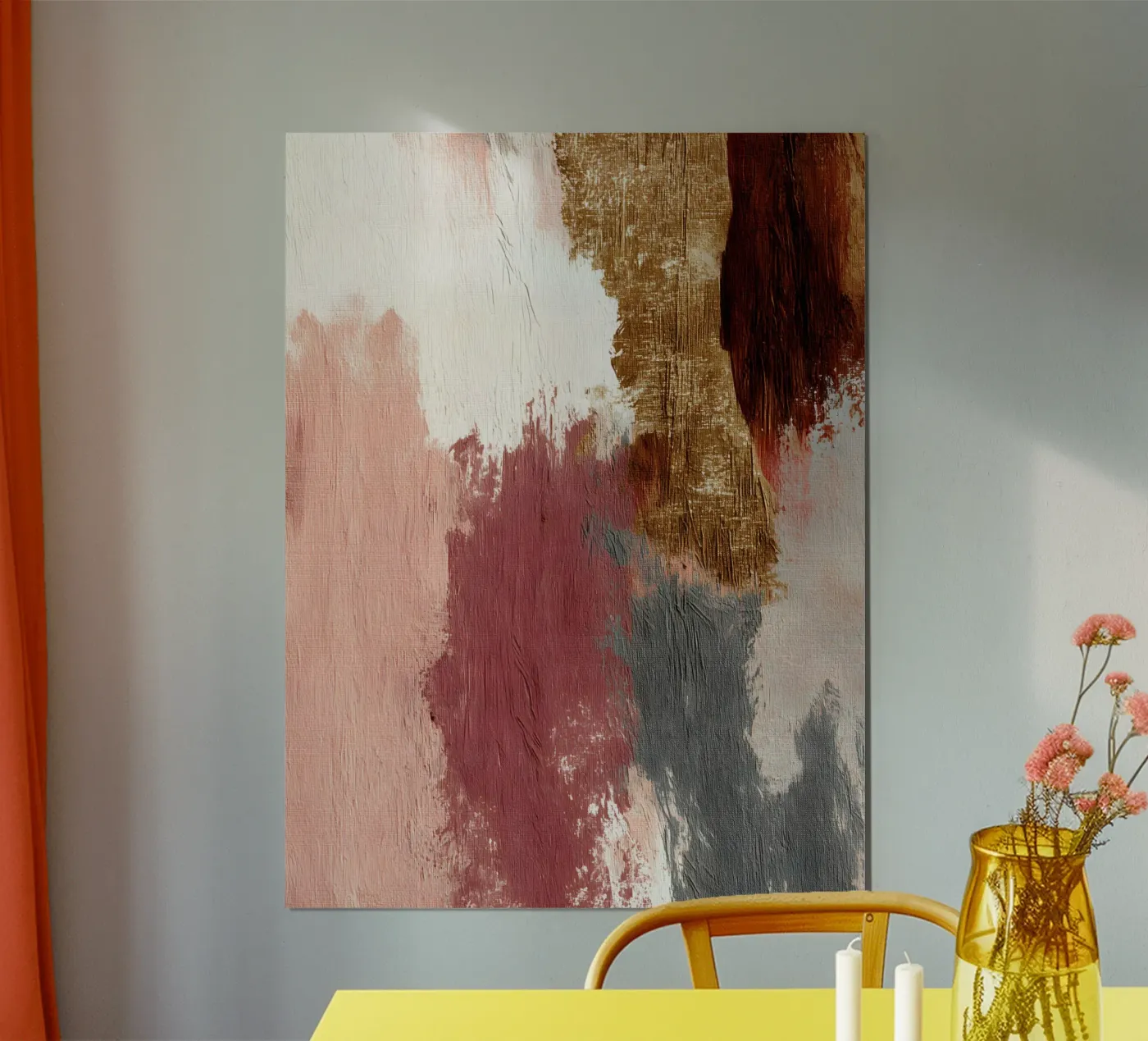 Worn Softly by Time poster by Abstrakt Atelier