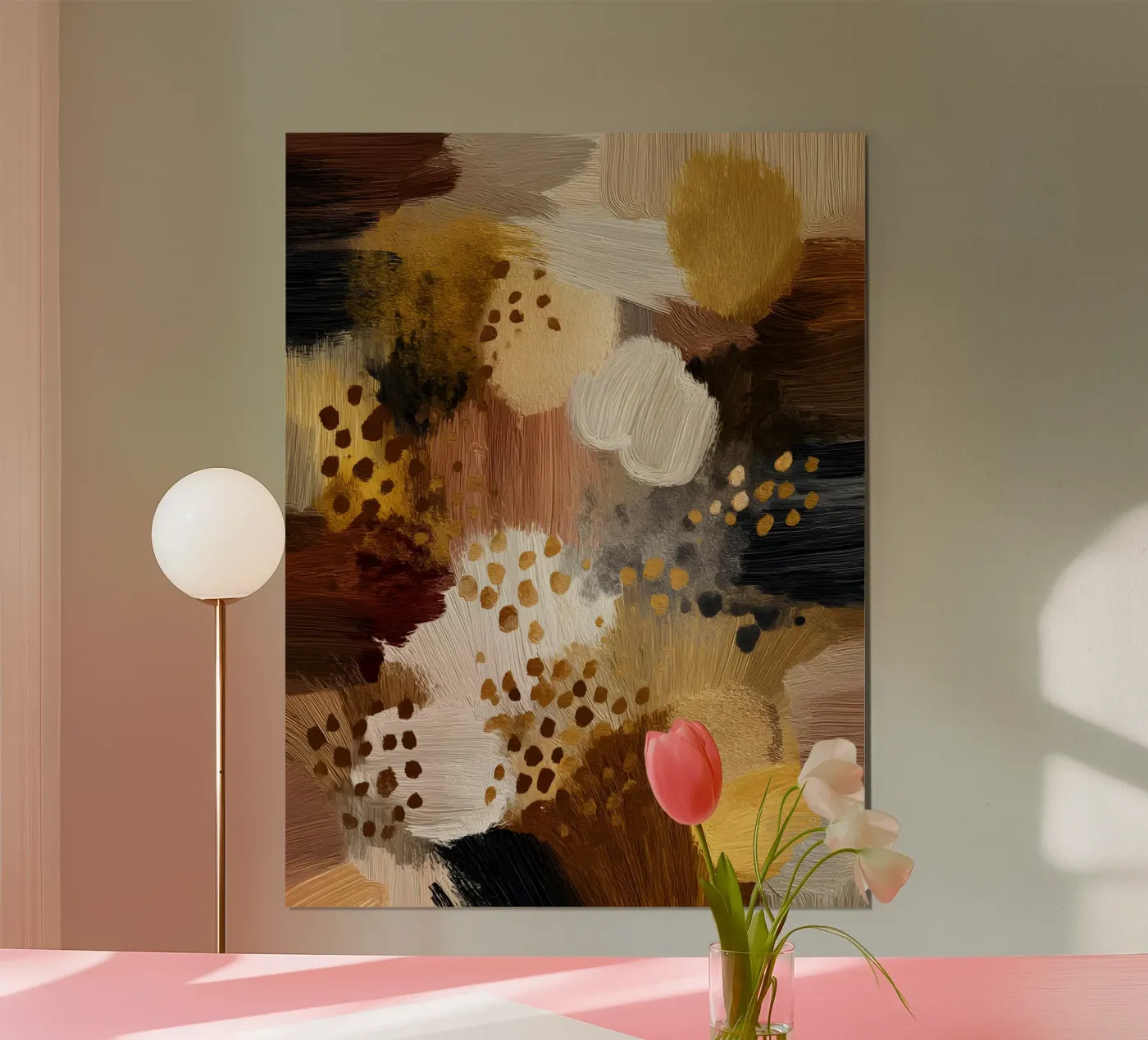 Gathered Earth poster van Abstrakt Atelier