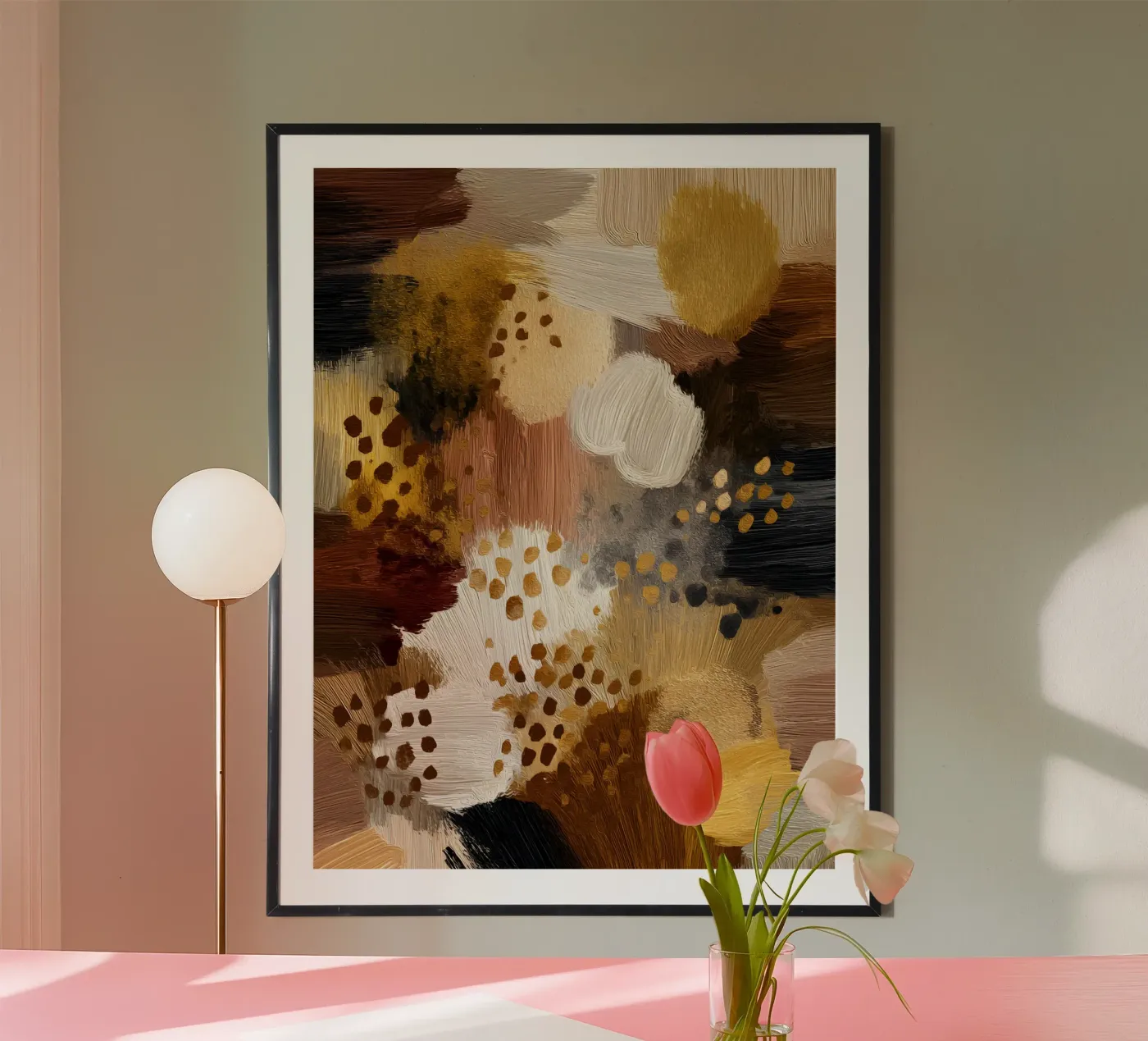 Gathered Earth poster van Abstrakt Atelier