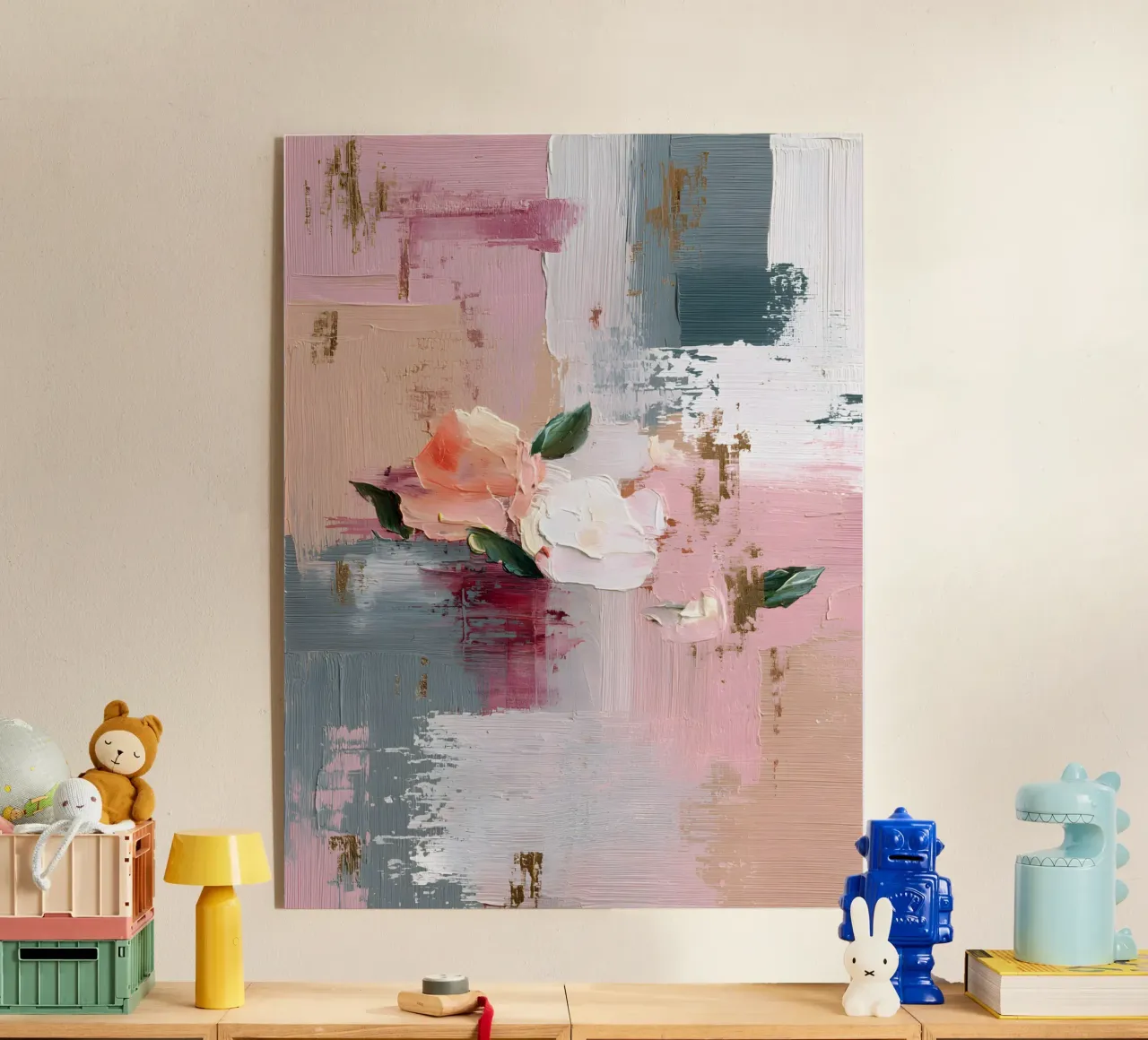 Held Between Petals plexiglass da Abstrakt Atelier