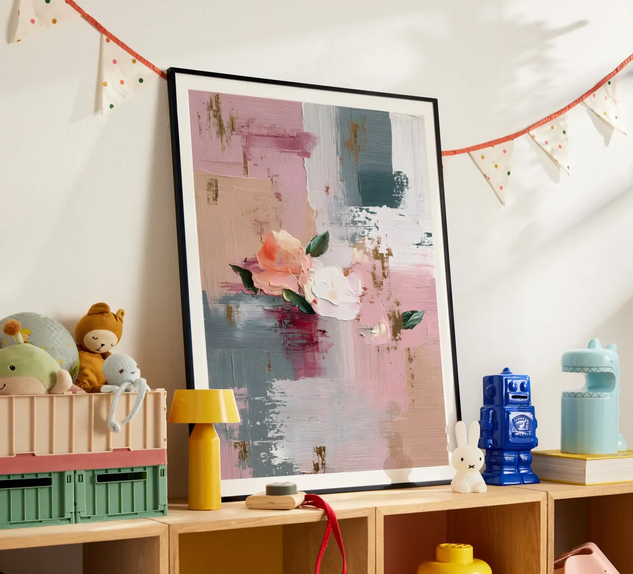 Held Between Petals poster da Abstrakt Atelier