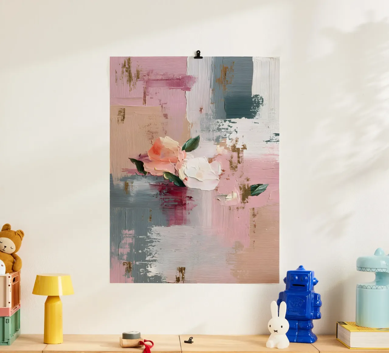 Held Between Petals poster da Abstrakt Atelier