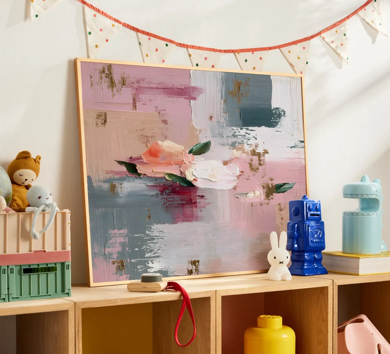 Held Between Petals poster da Abstrakt Atelier