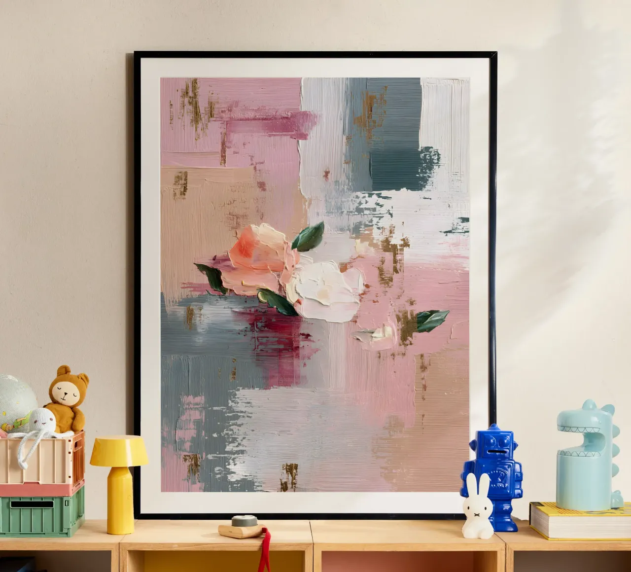 Held Between Petals poster da Abstrakt Atelier