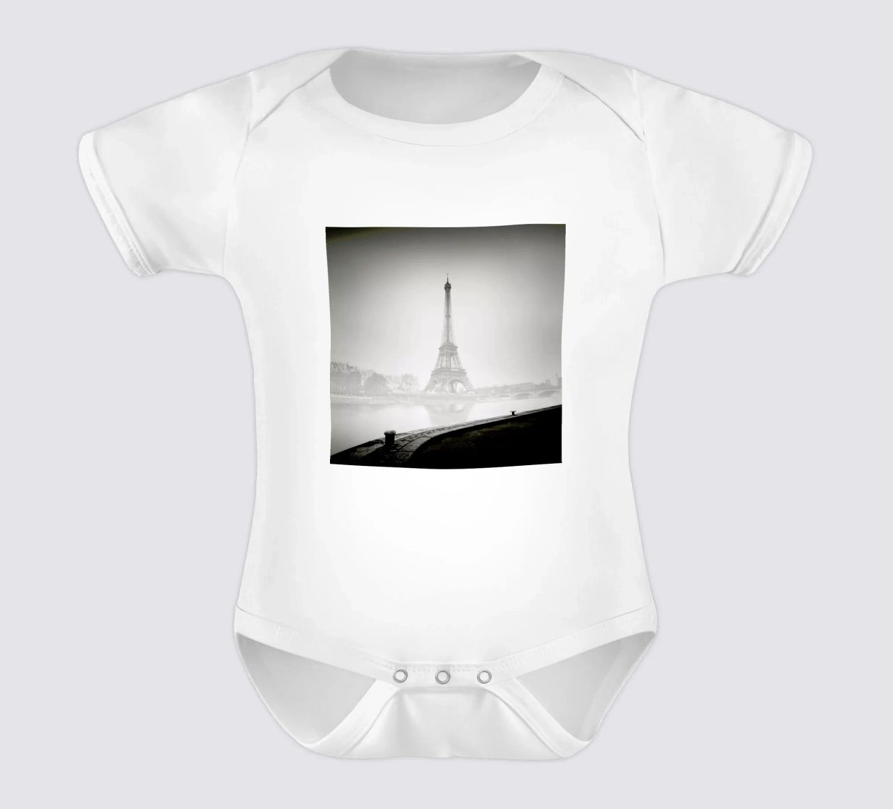 Tour Eiffel Kurzarm Babybody von Håggard Photography | Ronny Behnert