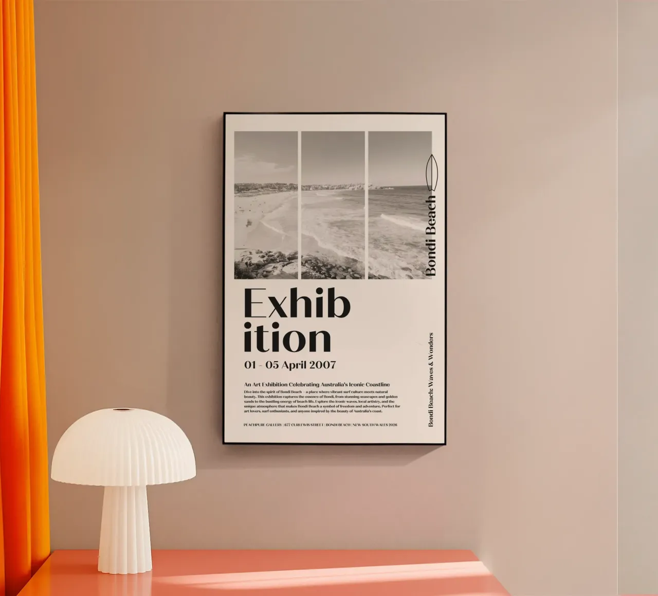 Bondi Beach plexiglass da PurePeachFotografie