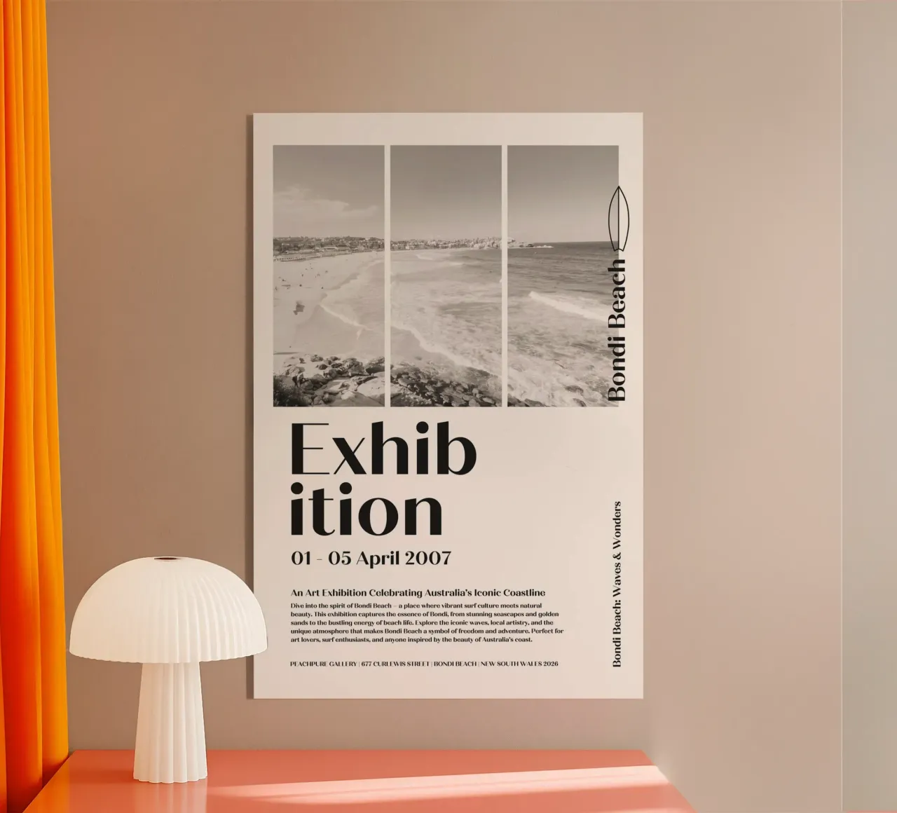 Bondi Beach plexiglass da PurePeachFotografie