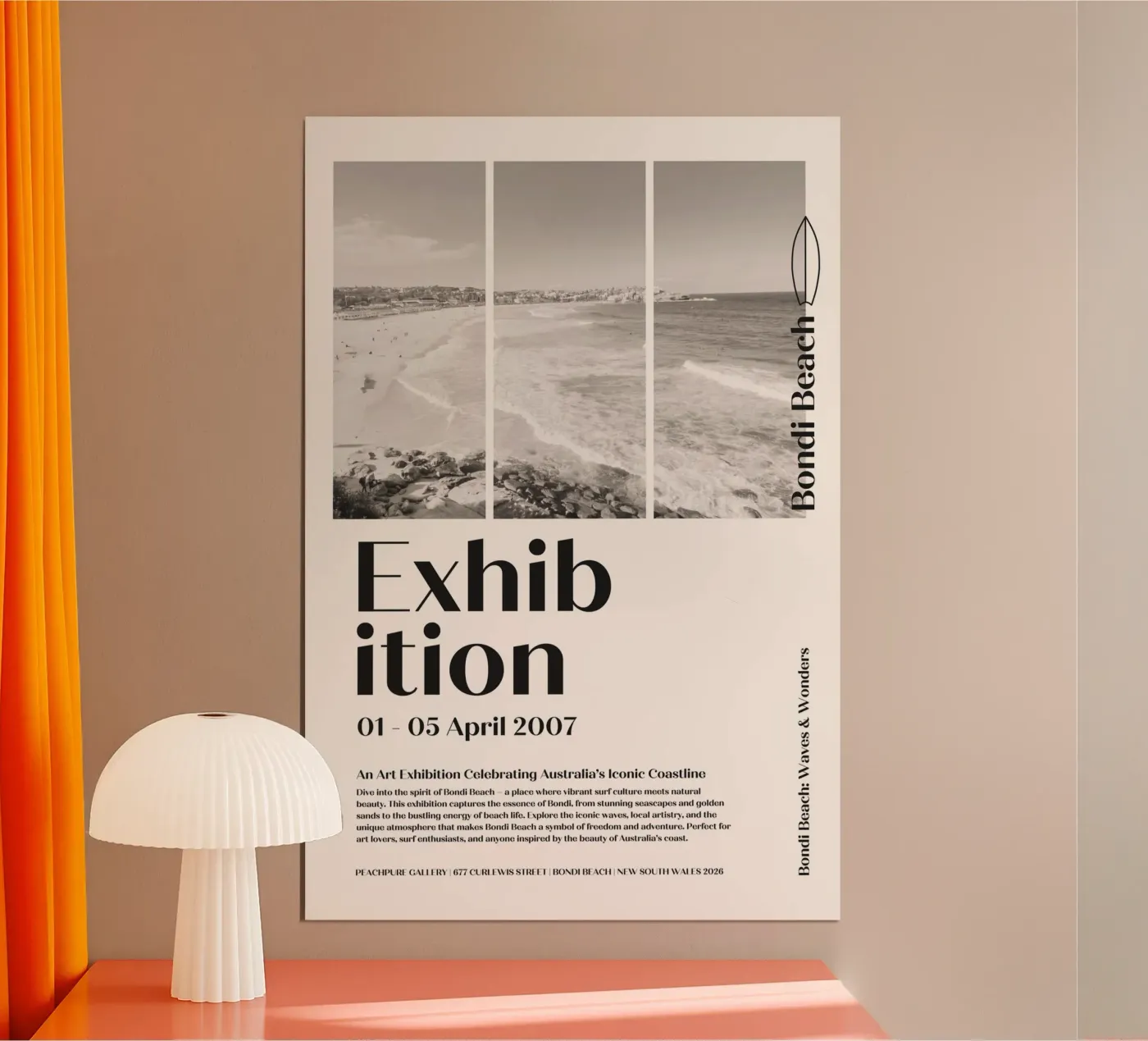 Bondi Beach poster da PurePeachFotografie