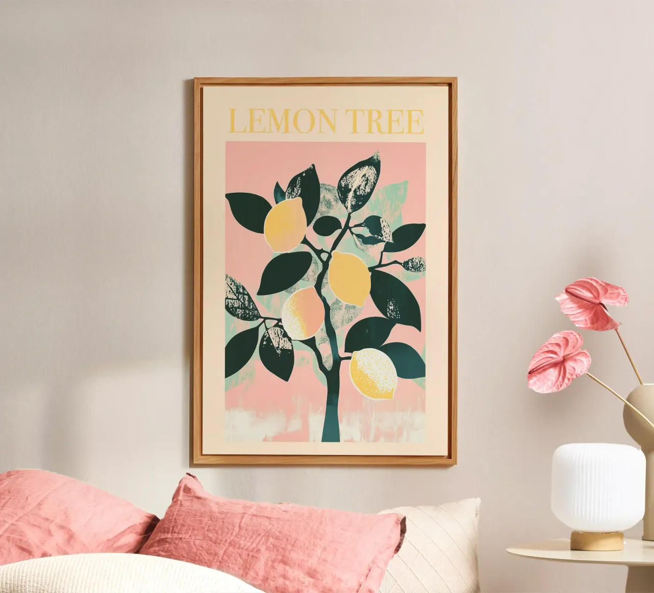 Limone color pastello alluminio dibond da Carinaprint