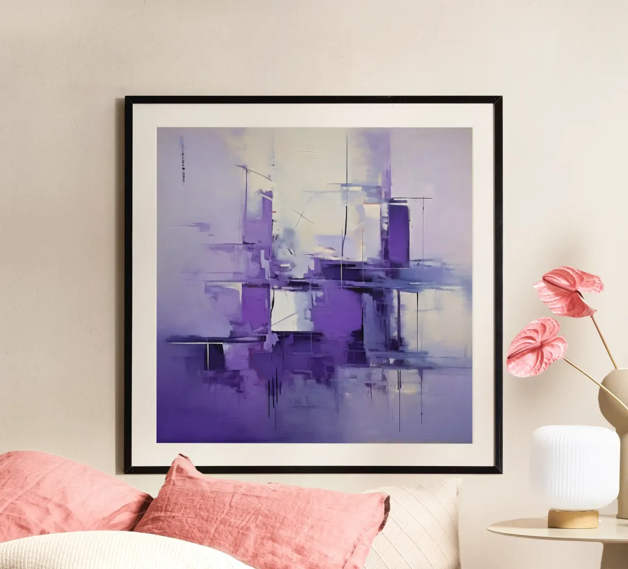 Malerei_violette poster da Farbträume